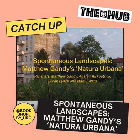 matthew gandy natura urbana.